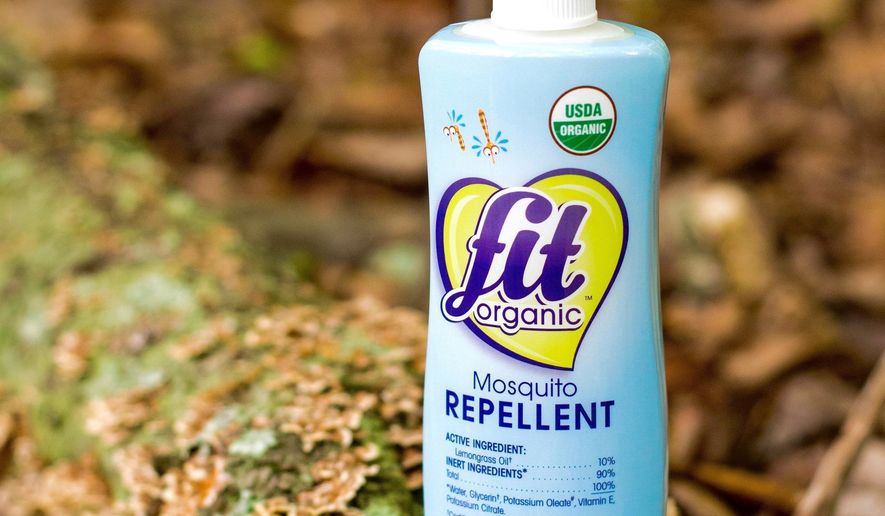 Fit Organic Mosquito Repellent Spray is scientifically proven to be as effective as DEET for up to three hours with zero bites. (PRNewsFoto/Fit Organic)