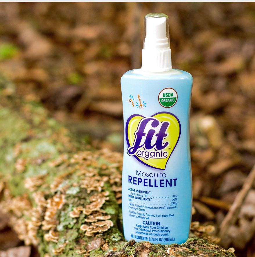 Fit Organic Mosquito Repellent Spray is scientifically proven to be as effective as DEET for up to three hours with zero bites. (PRNewsFoto/Fit Organic)
