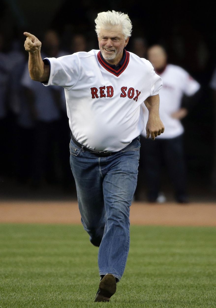 FILE - In this May 5, 2015 file photo, Boston Red Sox former pitcher Bill &amp;quot;Spaceman&amp;quot; Lee runs onto the field to join former teammates during pre-game ceremonies at Fenway Park in Boston. Lee said in May 2016 that he is running for governor in Vermont as a member of the Liberty Union party. He said he&#39;s a &amp;quot;pragmatic, conservative, forward thinker,&amp;quot; supports legalizing marijuana, a single-payer health care system and paid family leave. Lee pitched for the Red Sox from 1969 to 1978, and was inducted into the team&#39;s Hall of Fame in 2008. (AP Photo/Elise Amendola, File)