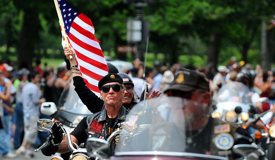 Artie Muller, who served in the U.S. Army 4th Infantry Division in the jungles of South Vietnam, Cambodia and Laos at age 20, founded Rolling Thunder years later. (Washington Times photographs)