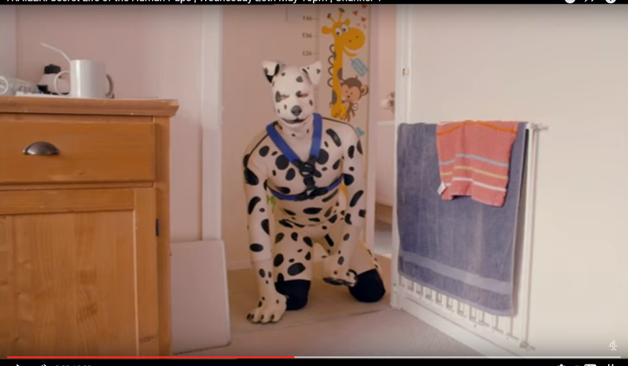 Screenshot of trailer for "Secret Life of the Human Pups"