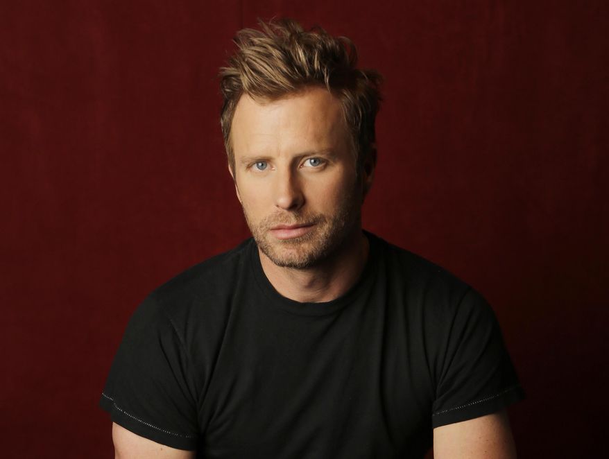In this May 17, 2016, photo, Dierks Bentley poses for a portrait in Nashville, Tenn., to promote his latest album, "Black," which comes out Friday, May, 27. (AP Photo/Mark Humphrey)