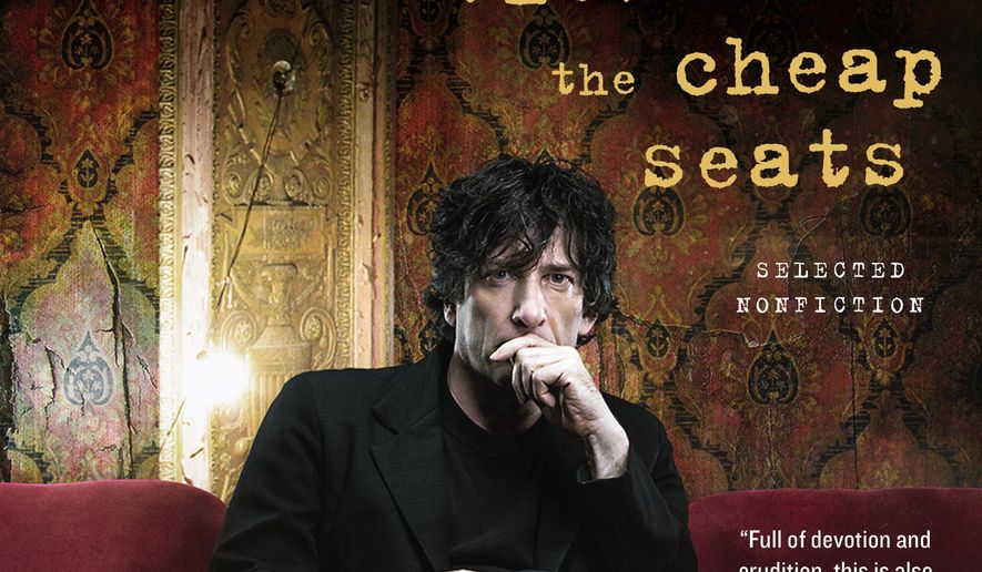 This book cover image released by William Morrow shows, &amp;quot;The View From the Cheap Seats,&amp;quot; by Neil Gaiman. (William Morrow via AP)