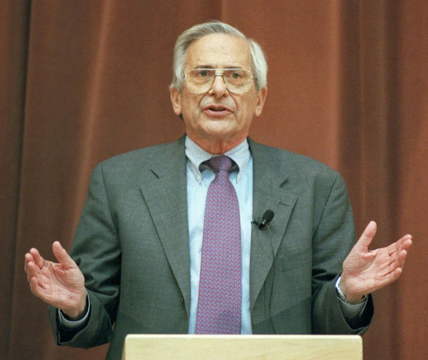FILE - In this Nov. 8, 2000, file photo, Judge Louis Garippo speaks in Urbana, Ill. Garippo a former judge who was involved in the trials of convicted killers John Wayne Gacy and Richard Speck has died. Garippo's daughter said the former Cook County judge died Tuesday, May 31, 2016, in Glenview, Ill., at age 84. He presided over Gacy's 1980 trial and worked in the Cook County prosecutor's office during Speck's trial. (Robin Scholz/The News-Gazette via AP, File) MANDATORY CREDIT
