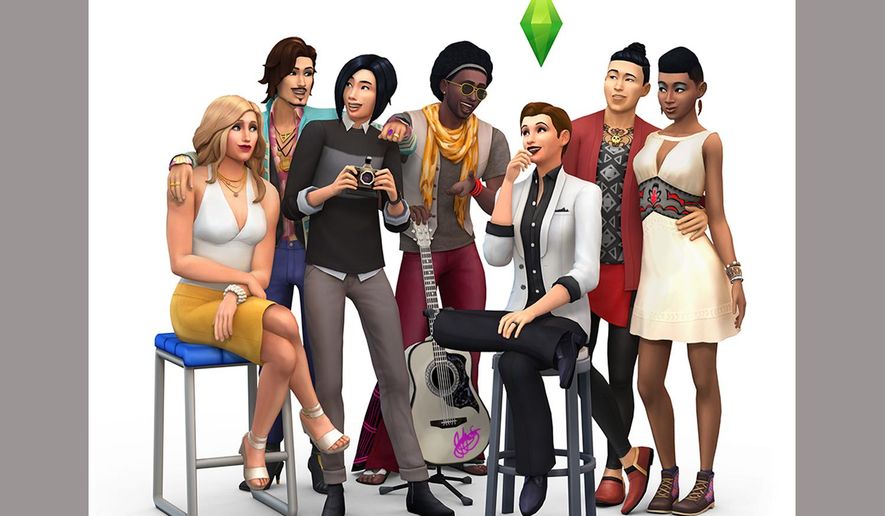 This image released by Electronic Arts shows the new diverse characters that will be available on &amp;quot;The Sims 4&amp;quot; the latest edition of &amp;quot;The Sims&amp;quot; video game. (Electronic Arts via AP)