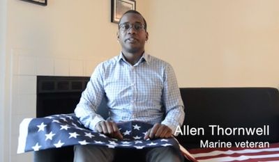 Allen Thornwell, a North Carolina veteran, is demanding an apology from Time Warner Cable after he said he was fired last week for lowering the company's American flag to half-staff on Memorial Day. (Charlotte Observer/John D. Simmons)