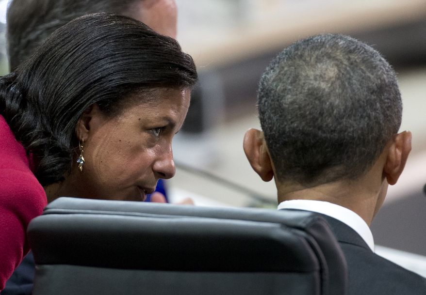 National Security Adviser Susan Rice was a close associate of President Obama. (Associated Press/File)