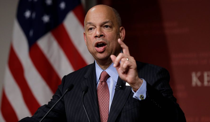 Homeland Security Secretary Jeh Johnson denies he favored one side over the other while considering executive actions on amnesty. (Associated Press)