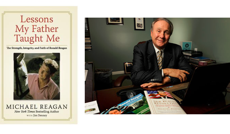 Michael Reagan, son of the late President Ronald Reagan, talks with Scott Lamb about his new book, "Lessons My Father Taught Me."