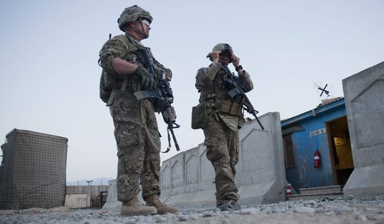 American troops have been approved to restart joint ground operations with Afghan forces at the behest of Gen. John Nicholson, the top U.S. commander on the ground. (Associated Press)