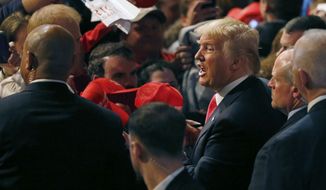 Republican presidential candidate Donald Trump rallied a crowd in April at the Milwaukee Theatre. Party members in the state hope this is the year they win the big prize. (Associated Press)