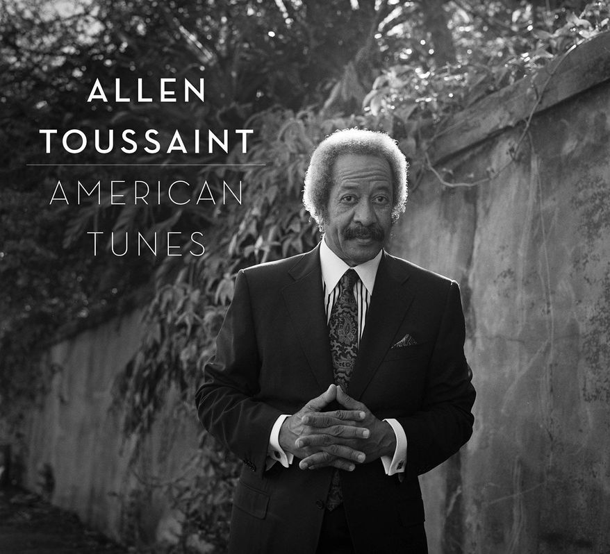 This CD cover image released by Nonesuch shows "American Tunes," a release by the late Allen Toussaint. (Nonesuch via AP)