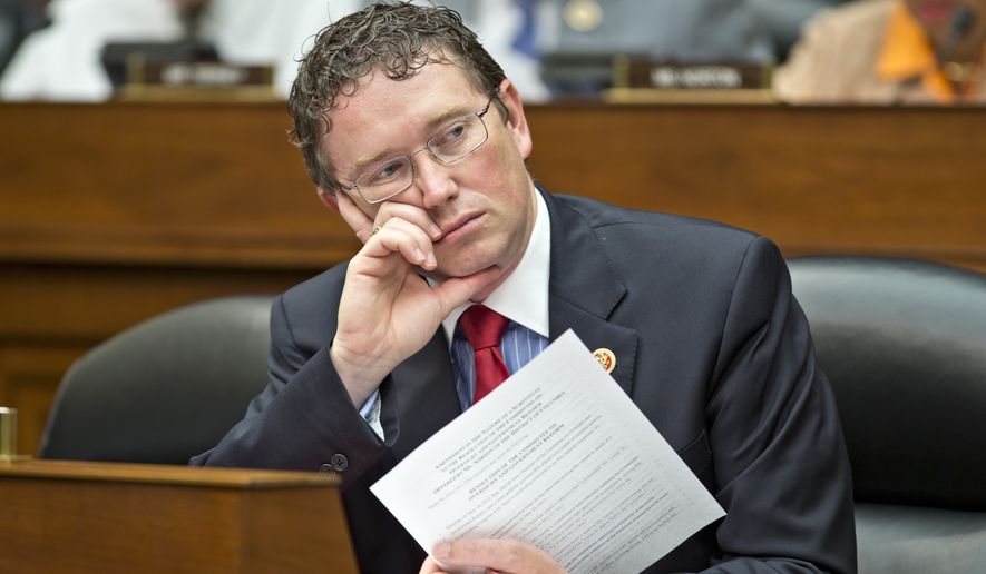 &quot;Congress should not abandon the Constitution in the face of terrorism,&quot; said Rep. Thomas Massie, the Kentucky Republican who has forced the fight each of the last three years. &quot;Unfortunately, proponents of warrantless surveillance mischaracterized our legislation and its bearing on the investigation in Orlando.&quot; (Associated Press)