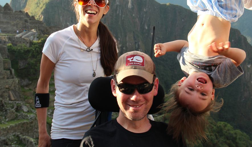 Steve Gleason and family in the documentary &quot;Gleason.&quot;  
