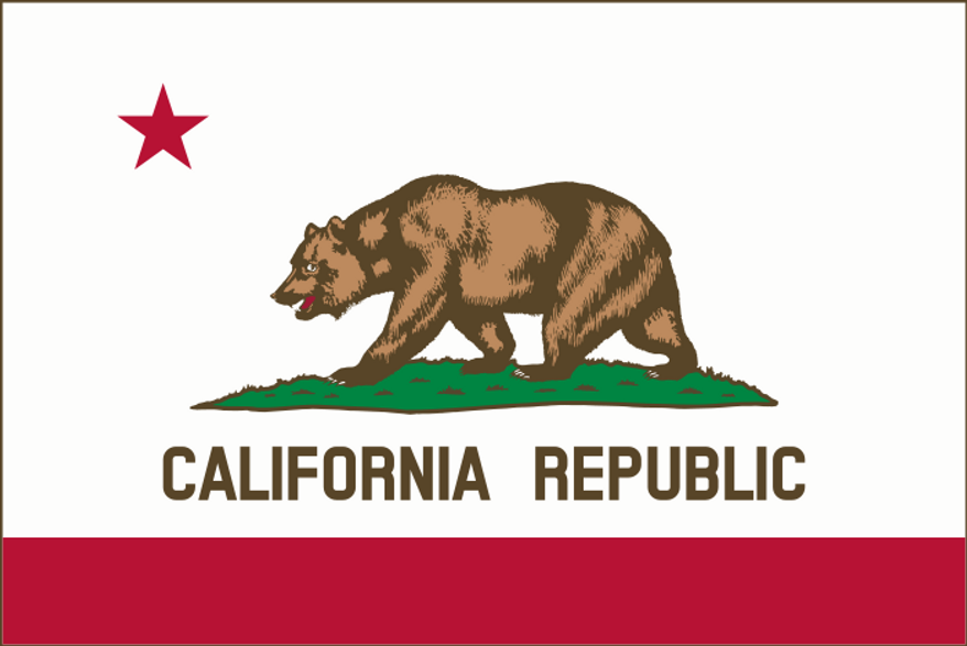 California flag. Image via Wikimedia Commons. Accessed June 25, 2016.