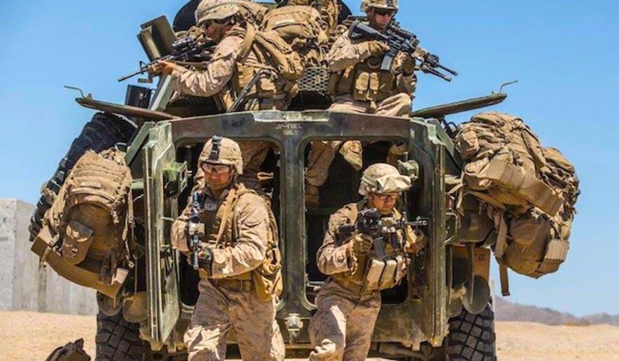 Marines train at Twentynine Palms, California, June 12, 2016. (Facebook, U.S. Marine Corps, Lance Cpl. Zachery Laning)