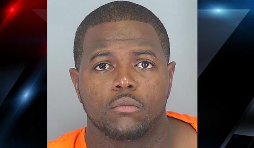 Jody Ray Thompson, 32, is facing multiple attempted murder charges after he opened fire on a crowd gathering outside a nightclub early Sunday, South Carolina police said. (Spartanburg County Sheriff)
