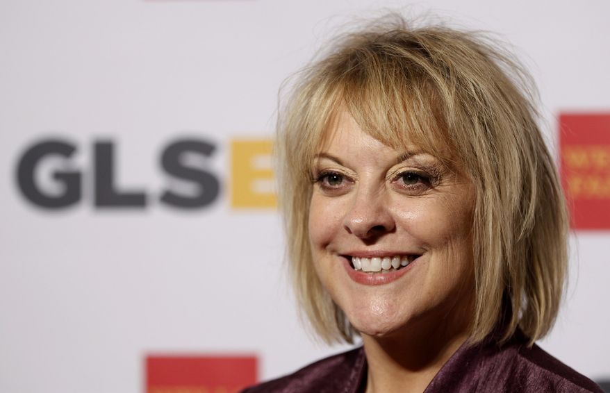 In this Friday, Oct. 21, 2014, file photo, television host Nancy Grace arrives at the 7th annual GLSEN Respect Awards in Beverly Hills, Calif. Grace is leaving her prime-time show on the HLN network in October 2016. The CNN sister station said Grace told her staff on Thursday, June 30, 2016 that her show would be ending after 12 years. An HLN spokeswoman said the network had no immediate announcement on what program would go in its place. (AP Photo/Matt Sayles, File) **FILE**