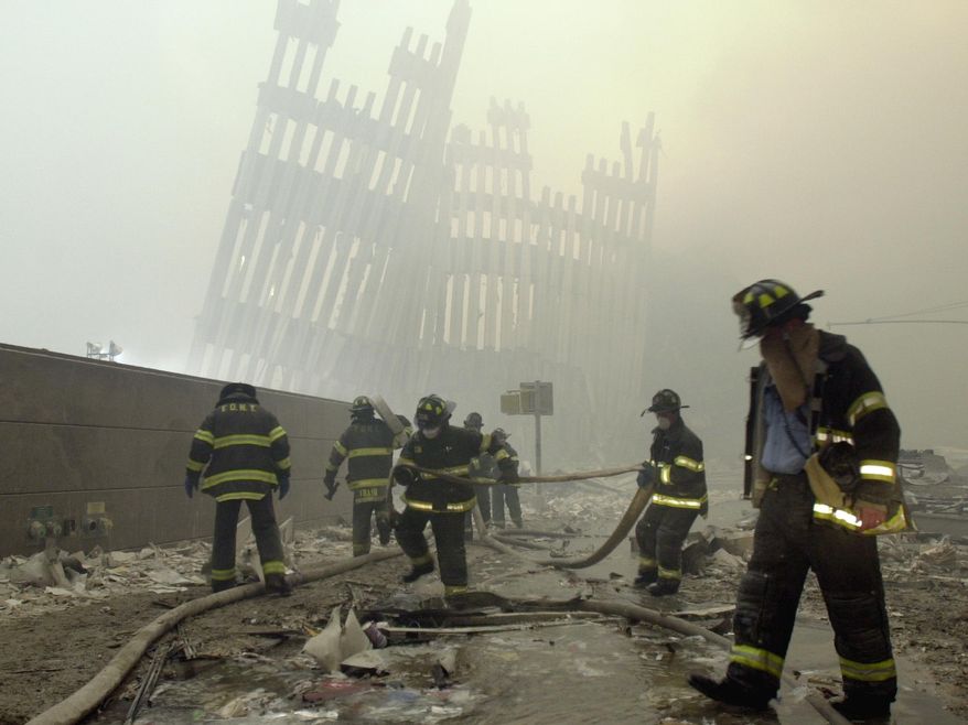 The urgency to return to normal after the devastating terrorist attacks on Sept. 11, 2001, was viewed as a national and patriotic mission, and the air near ground zero was soon thought to be safe. (Associated Press/File)