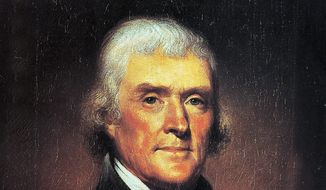Thomas Jefferson, upon winning the presidential election of 1800, called for the putting aside of partisan politics. (White House Historical Association) ** FILE **