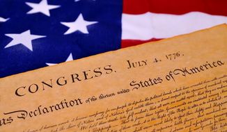 Declaration of Independence (The Washington Times) ** FILE **