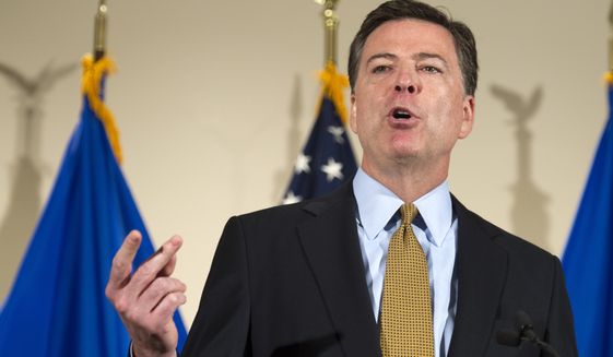 FBI Director James B. Comey said investigators found 110 email chains that had classified material at the time Mrs. Clinton sent or received them through her secret server, and seven of those included information deemed to be the highest-level &quot;special access program&quot; data. (Associated Press)