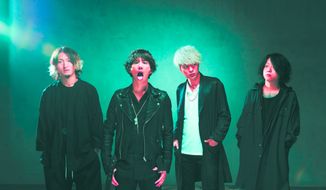 Taka (second from left) fronts One OK Rock.  (Kazuaki Seki)