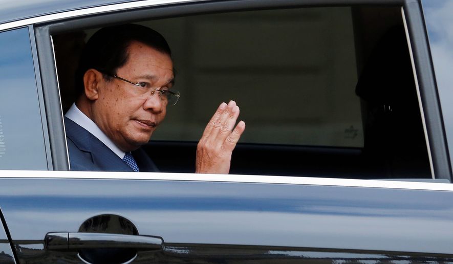 London-based Global Witness charged that Cambodian Prime Minister Hun Sen&#39;s success at the polls is a result of &quot;electoral fraud and the brutal suppression of political opposition, including through murder, torture and arbitrary imprisonment.&quot; (Associated Press)