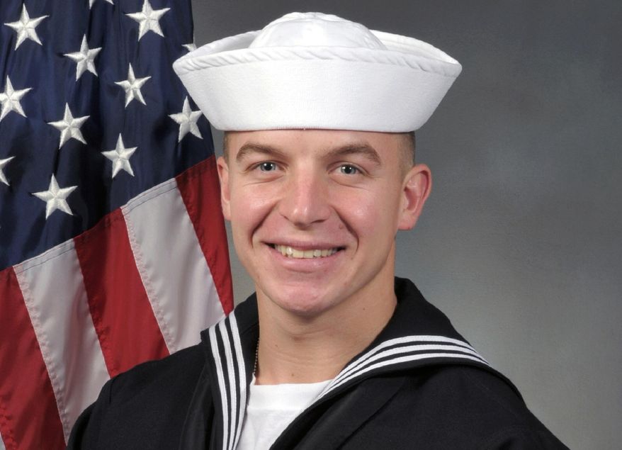 In this undated file photo released by the Naval Special Warfare Center shows Seaman James "Derek" Lovelace. Lovelace, a Navy SEAL trainee who died during his first week of basic training in Coronado, Calif. (Naval Special Warfare Center via AP, File)