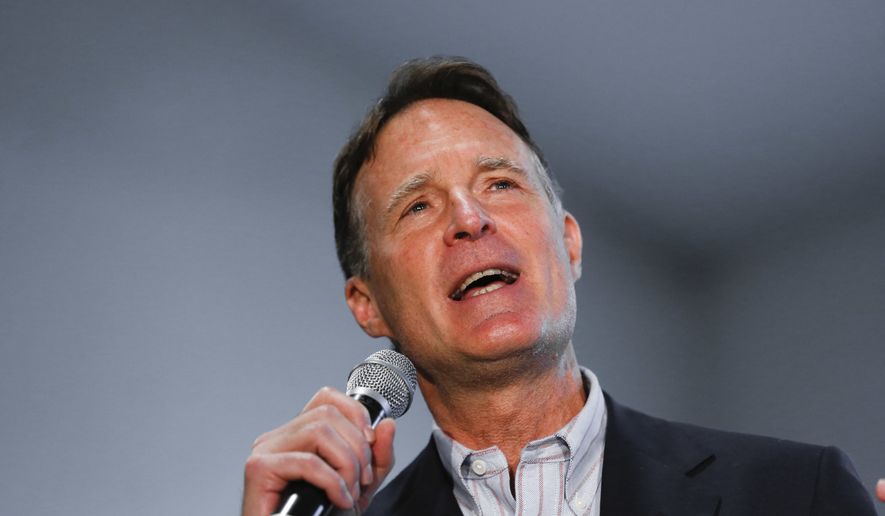 In this photo taken May 1, 2016, former Indiana Sen. Evan Bayh speaks in Indianapolis. Bayh is expected to make another run for Senate in Indiana, Democratic officials said Monday, July 11, 2016, a development that would dramatically improve the party&#x27;s chances to win back the vacant seat, and Senate control along with it. (AP Photo/Paul Sancya)