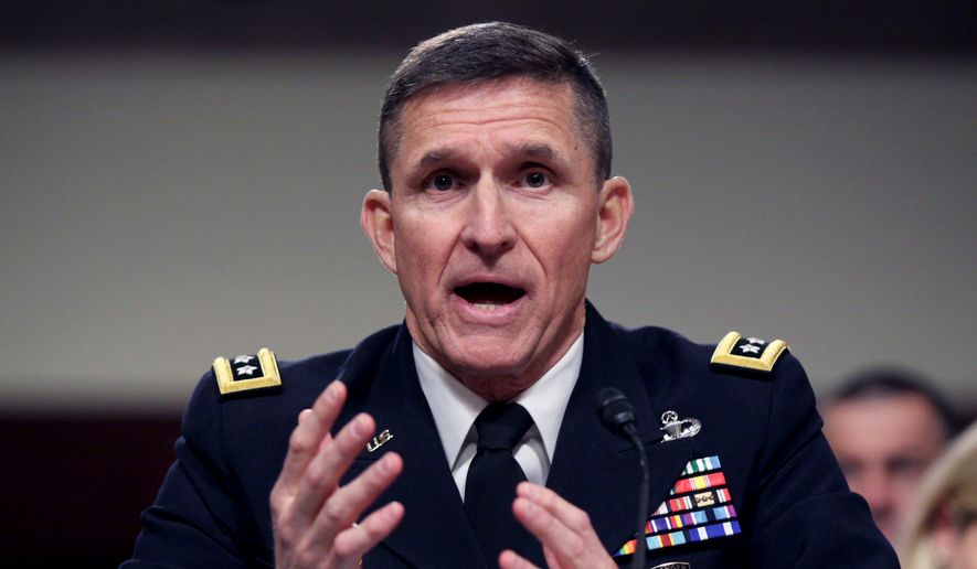 Retired Lt. Gen. Michael T. Flynn (Associated Press/File) ** FILE **