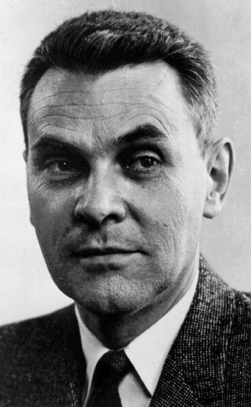 FILE - A March 1964 file photo shows historian William H. McNeill. McNeill, the prize-winning scholar who wove the stories of civilizations worldwide into the landmark “The Rise of the West” and helped pioneer the history of disease and epidemics in “Plagues and People,” has died at age 98. McNeill died Friday, July 8, 2016, at his home in Torrington, Conn., according to Steve Koppes, associate news director at the University of Chicago, where McNeill was a professor emeritus. (AP Photo/J.L. Marchael)