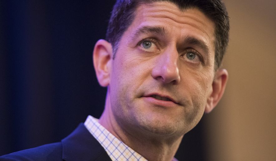 Analysts said House Speaker Paul D. Ryan, who temporized for weeks before endorsing Donald Trump, can serve as a bridge for the two wings of the party the speaker talked about Monday. (Associated Press)