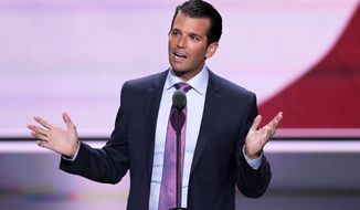 Donald Trump Jr., who&#39;s been intimately involved with his father&#39;s business empire, said the mogul&#39;s success is a testament to his perseverance and his refusal to be defeated — even when competing in the cutthroat world of Manhattan real estate. (Associated Press)