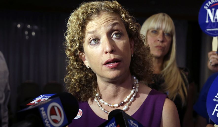 Debbie Wasserman Schultz was widely criticized during the Democratic primary by supporters of Bernie Sanders of using her position at the DNC to tip the race toward Hillary Clinton. (Associated Press)