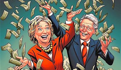 “Clinton Cash: The Untold Story of How and Why Foreign Governments and Businesses Helped Make Bill and Hillary Rich” by Peter Schweizer “the most anticipated and feared book of a presidential cycle.” Here comes part two: “Clinton Cash: The Graphic Novel” (Regnery Publishing)