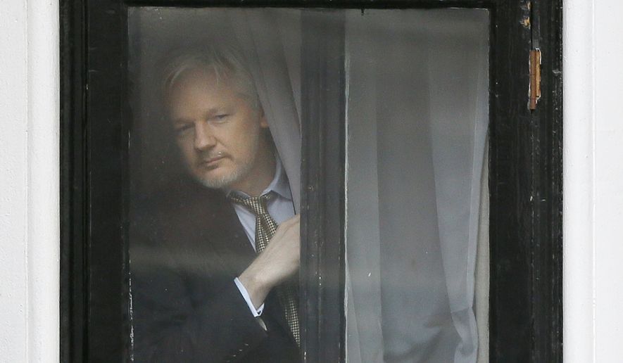 &quot;This is a diversion that&#39;s being pushed by the Hillary Clinton campaign. That&#39;s a meta-story. The real story is what these emails contain and they show collusion&quot; by top party leaders to rig the presidential-primary process in favor of Mrs. Clinton, WikiLeaks founder Julian Assange said. (Associated Press)