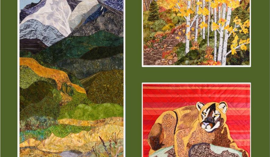 Collectively known as "Inspired by the National Parks," 177 art quilts are on display at the Virginia Quilt Museum.(Courtesy of Virginia Quilt Museum)
