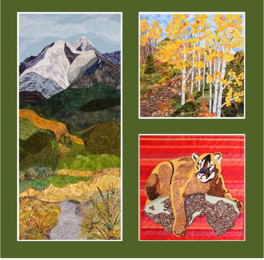 Collectively known as "Inspired by the National Parks," 177 art quilts are on display at the Virginia Quilt Museum.(Courtesy of Virginia Quilt Museum)