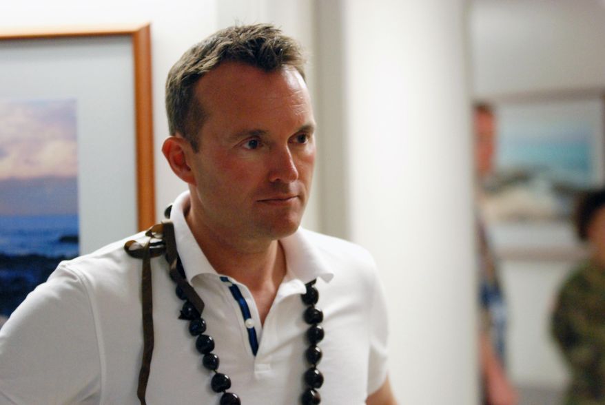 Secretary of the Army Eric Fanning tours Tripler Army Medical Center in Honolulu, Wednesday, July 27, 2016. Fanning says the Army is paying more attention to behavioral health and making sure anyone who’s injured while defending the nation gets the treatment they need. He says the Army and other military branches are conducting research into how military deployment effects anger. (AP Photo/Cathy Bussewitz)