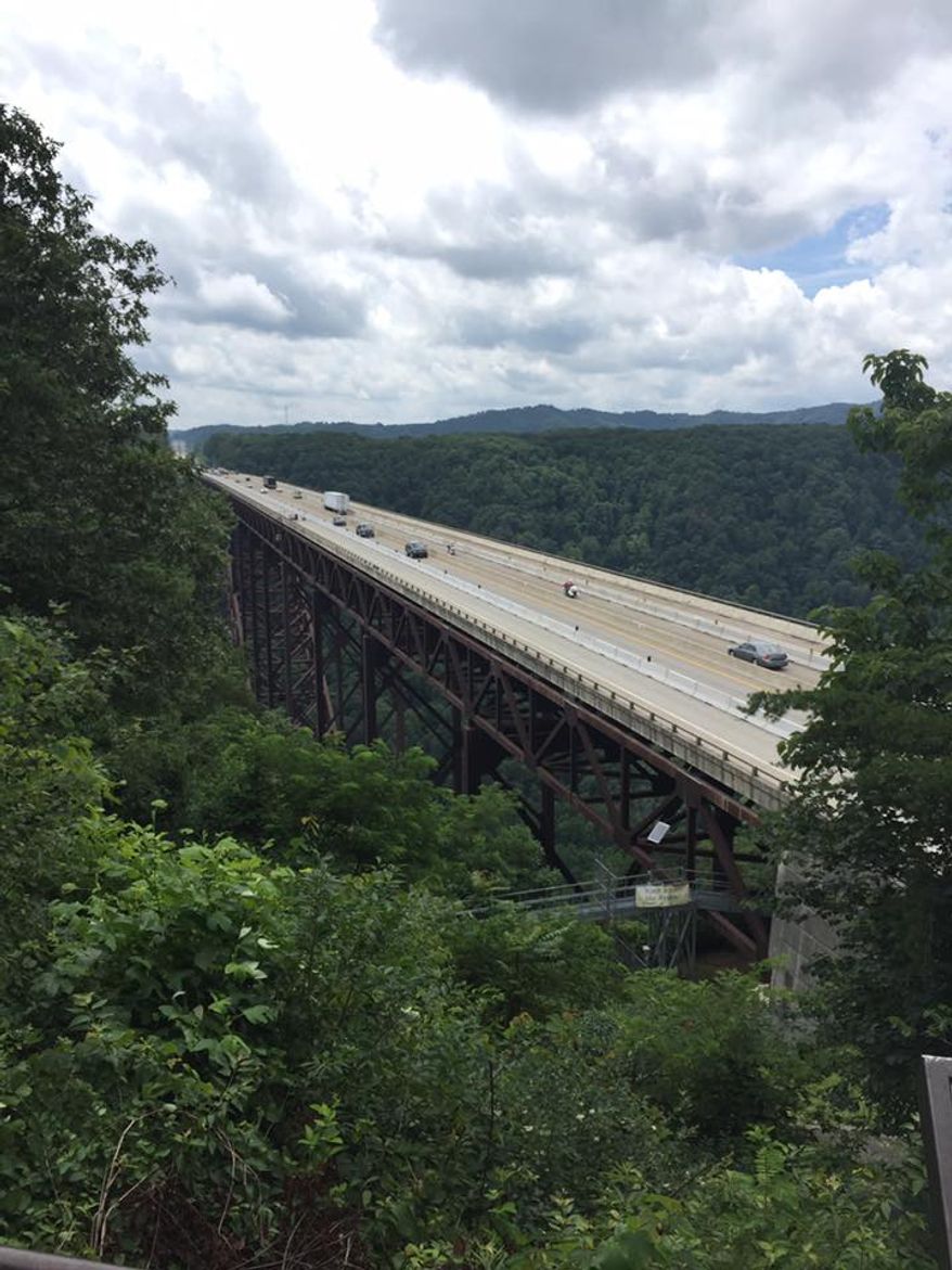 The New River Gorge Bridge in West Virginia. (Eric Althoff)