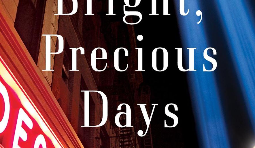 This image released by Alfred A. Knopf shows, "Bright, Precious Days," a novel by Jay McInerney. (Alfred A. Knopf via AP)