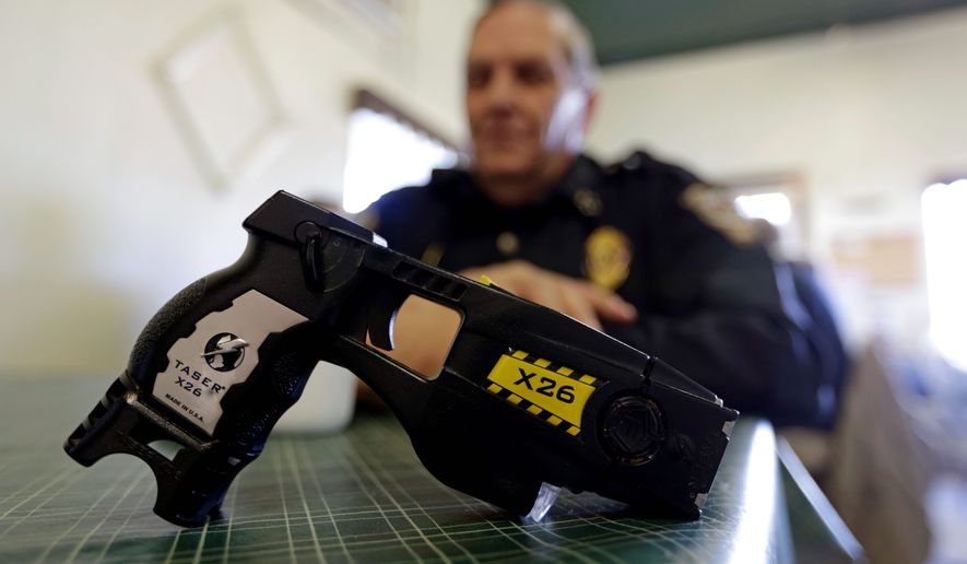 The legal challenge comes after stun gun bans were thrust into the spotlight in March, when the U.S. Supreme Court threw out a Massachusetts court ruling that had upheld a woman&#39;s criminal conviction of carrying a stun gun in violation of a state ban. (Associated Press)