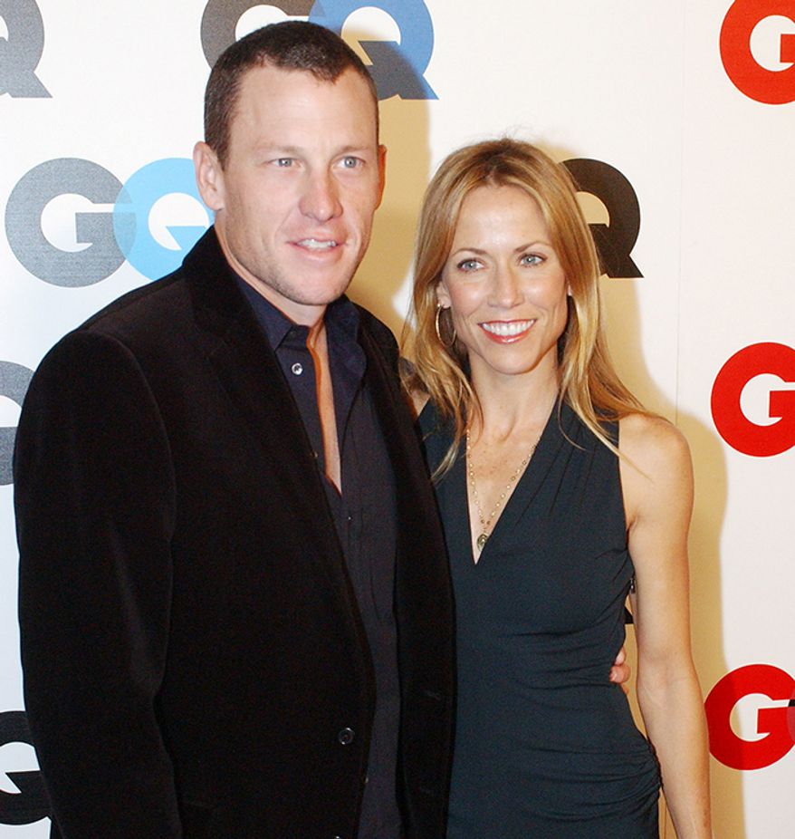 Lance Armstrong popped the question to singer Sheryl Crow in August 2005, after almost two years together. Early in 2006, the pair called it off. (AP Photo/Rene Macura)