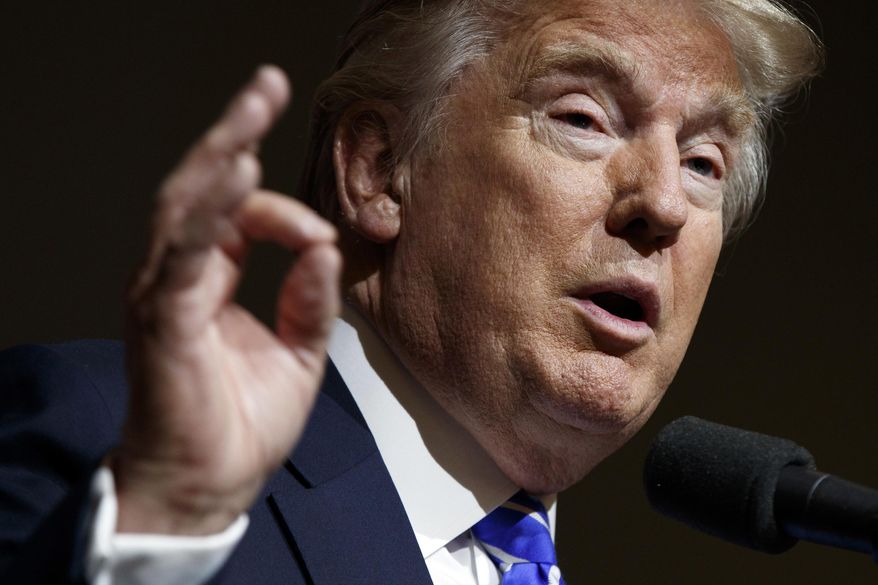 In this Aug. 10, 2016, photo, Republican presidential candidate Donald Trump speaks during a campaign rally in Abingdon, Va. Amateur psychoanalysts have put Trump on the couch, calling him a sociopath, unhinged, a narcissist. Amid all this psych-talk, there is one group of people who aren’t talking as much: the professionals. Or at least they’re not supposed to. (AP Photo/Evan Vucci)
