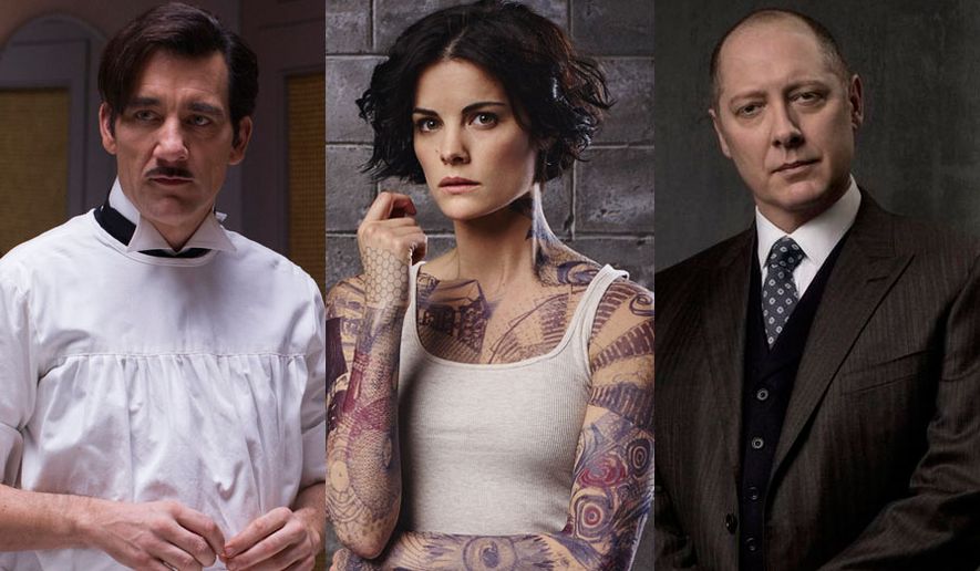 Clive Owen as Dr. John Thackery in &quot;The Knick: The Complete Second Season,&quot; Jaimie Alexander as Jane Doe in &quot;Blindspot: The Complete First Season&quot; and James Spader as Raymond Reddington in &quot;Blacklist: The Complete Third Season,&quot; all available on Blu-ray.