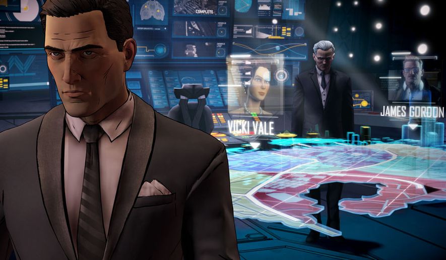 Bruce Wayne stars in the click and play video game Batman: The Telltale Series - Realm of the Shadows.