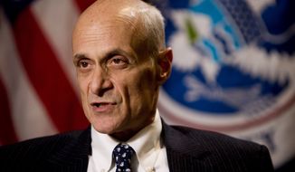 Former Department of Homeland Security Secretary Michael Chertoff was among the Republicans who signed the letter of 50. Mr. Chertoff left government and founded The Chertoff Group, an international consulting firm. (Associated Press)