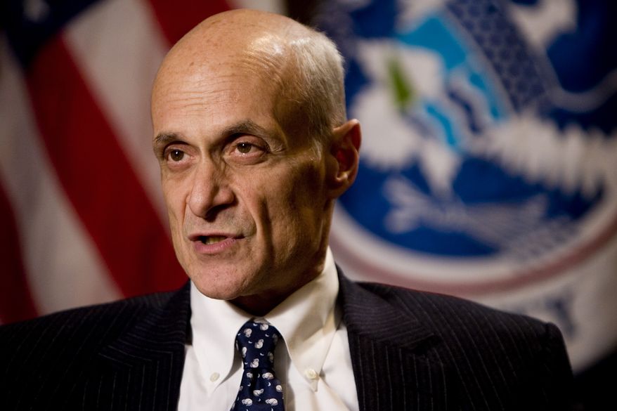 Former Department of Homeland Security Secretary Michael Chertoff was among the Republicans who signed the letter of 50. Mr. Chertoff left government and founded The Chertoff Group, an international consulting firm. (Associated Press)