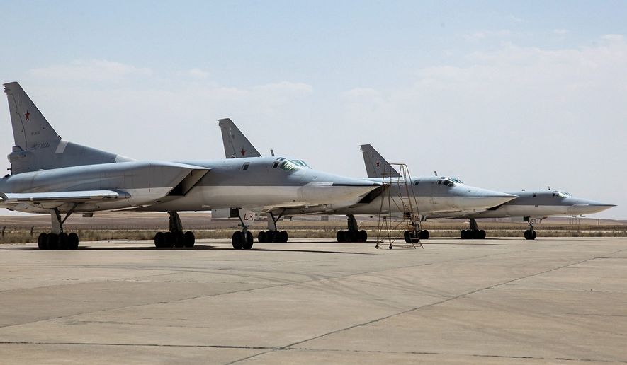 Russian warplanes took off Tuesday from Iran to target Islamic State fighters and other militants in Syria, widening Moscow&#39;s bombing campaign against the terrorist army&#39;s home base and coordinating with U.S. efforts. (WarfareWW photo via Associated Press)